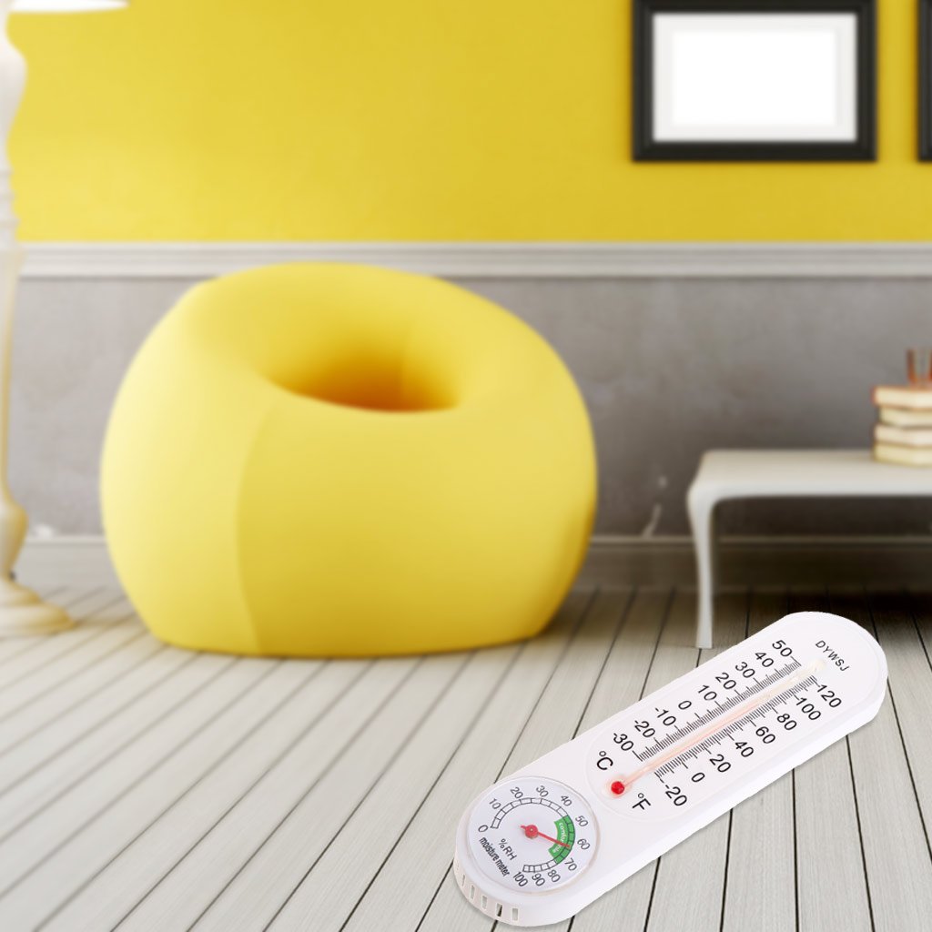 Thermometer Hygrometer Wall Hung Room Electronic Temperature Humidity Meter Sensor Gauge For Home Office Weather Thermometers