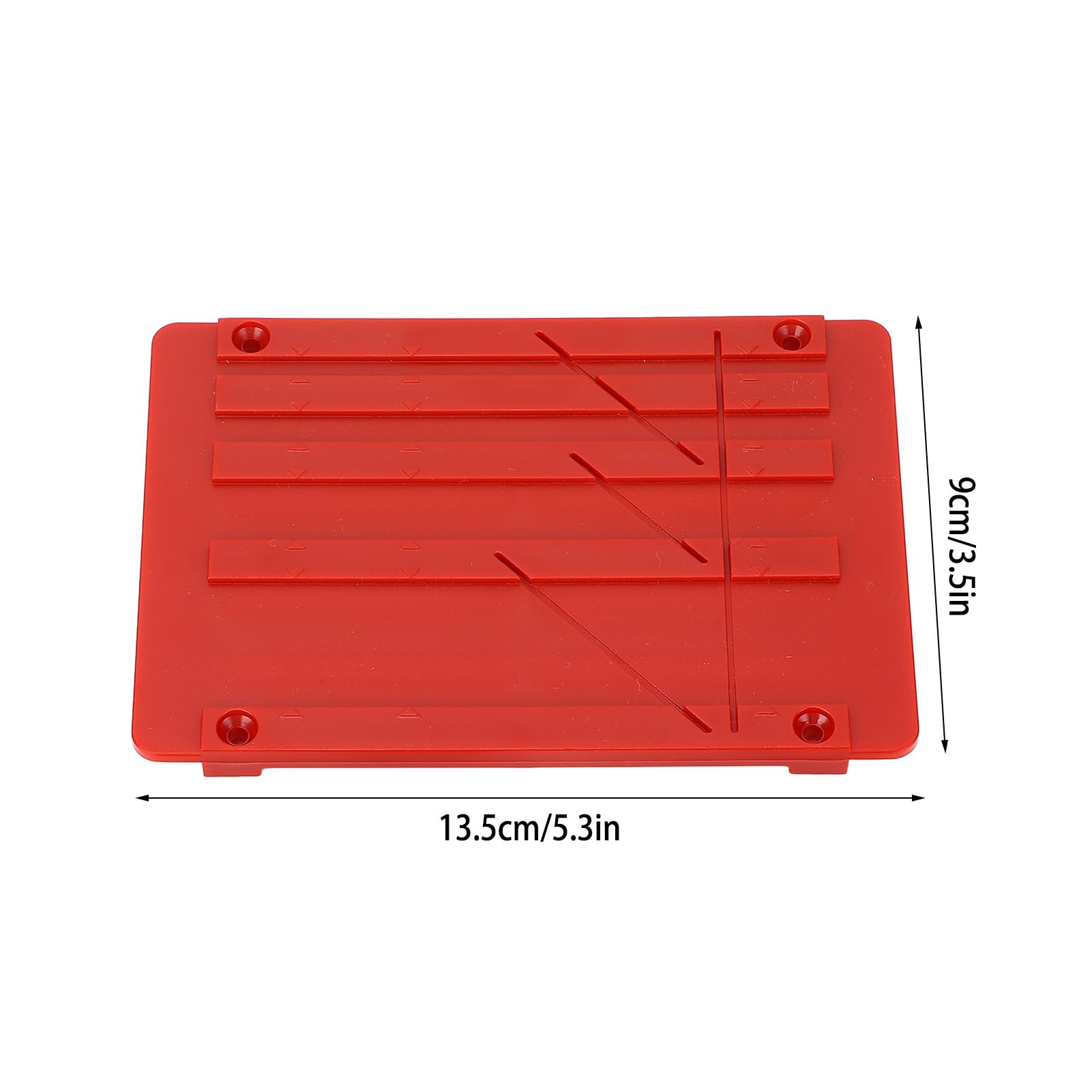 Band-Spleiß-Set, für Universal-Reel-to-Reel-Tonbandgerät, Tape-Spleißplatten-kompatibles Band 1 Zoll, 1/2 Zoll, 1/4 Zoll, 1/8 Zoll Reel-to-Reel-Bänder (Rot)