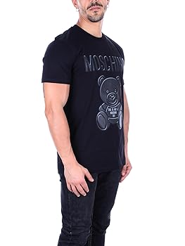 Tシャツ・カットソー MOSCHINO 'Teddy' print T-shirt Black  V07100241 T-shirt Moschino Teddy Bear | Moschino