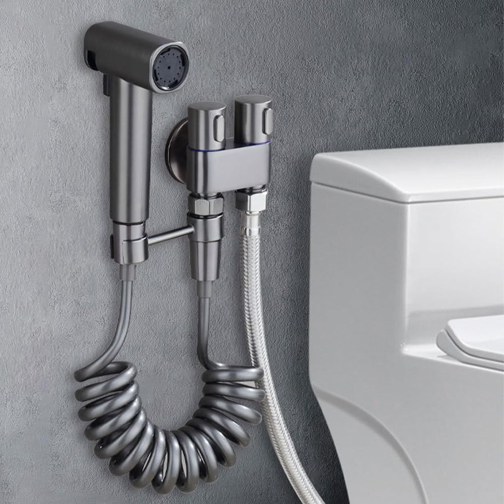 Kit spruzzatore per bidet portatile, attacco spray per WC con tubo da 300 cm per la pulizia del bagno, pannolini, igiene degli animali domestici e servizi igienici