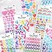 Mignon Ins Ruban Arc Autocollant Kawaii Arc-en-Alphabet Autocollants Creative Paillettes Lable Décoration Photo Journal Album Papeterie Coréenne