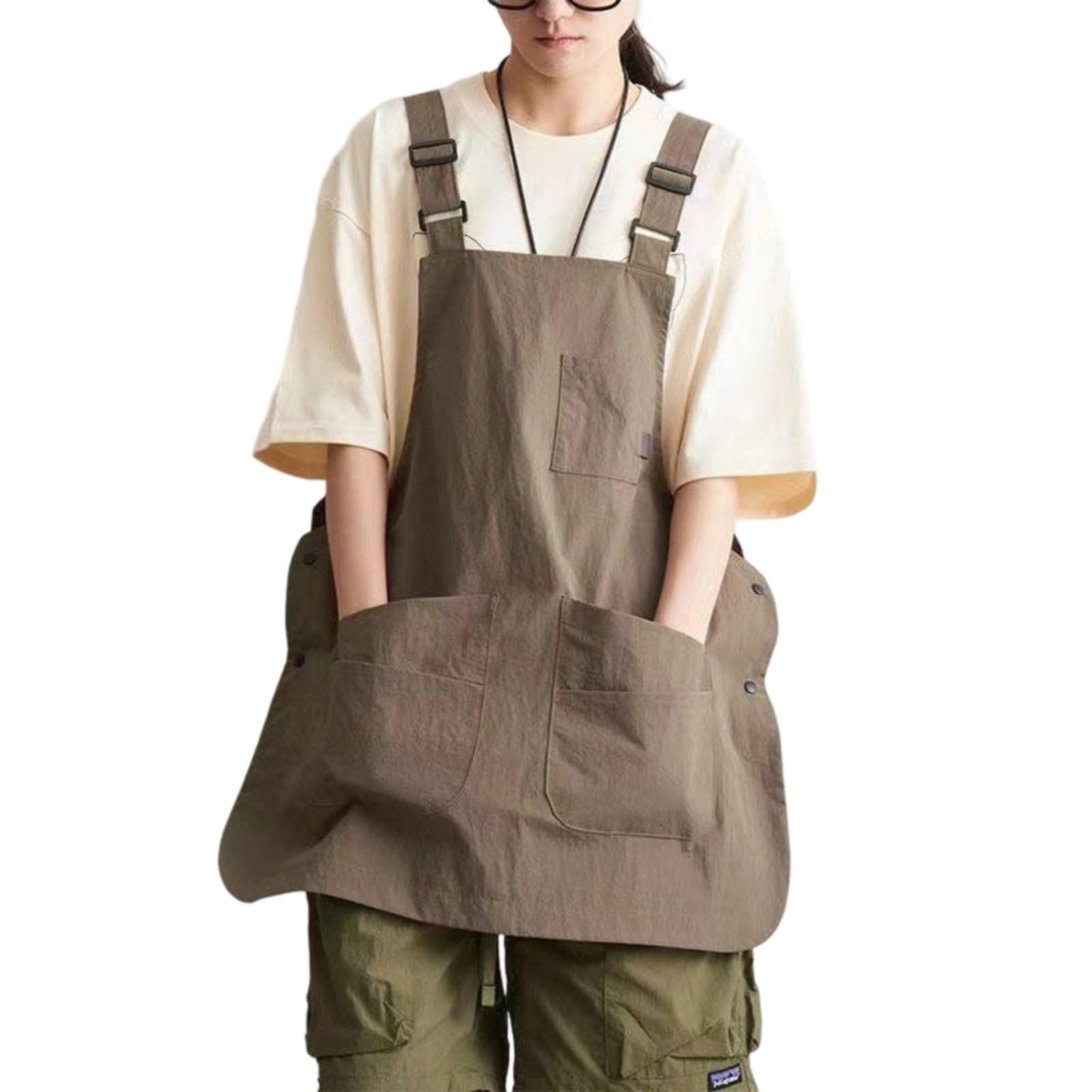 Xjdzineq Water Kitchen Apron for Cooking and Baking, Easy Comfortable Design for Chefs and Baristas Restaurant Apron