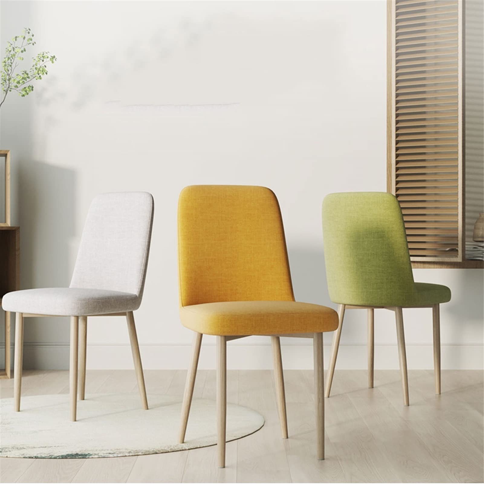 モダンな木製と金属製の椅子2