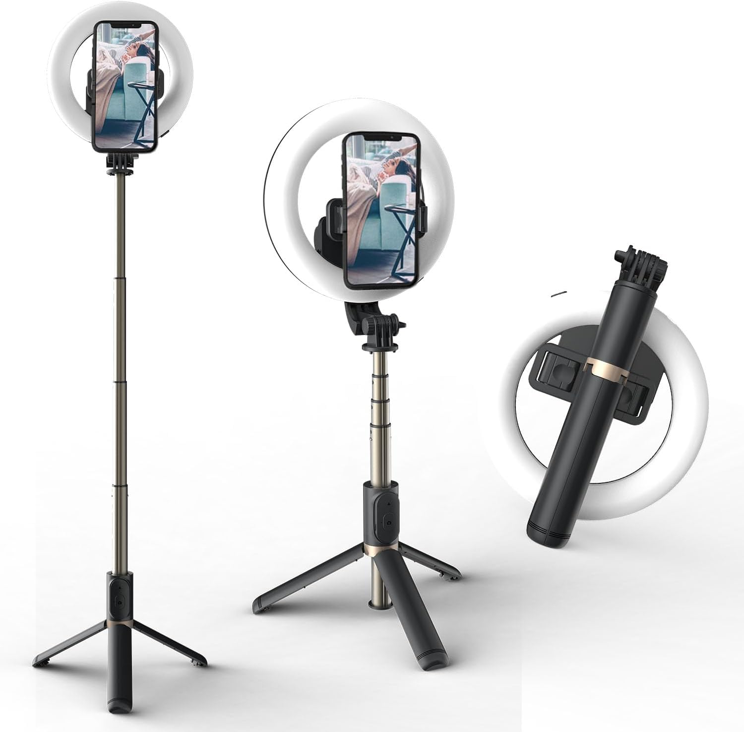 Profesional LED Ring Light with Remote Control, Runs on AC Power with No Shadow apertures, Ideal use for Makeup Artist, Video Shoot, Fashion Photography & Many More-image-16