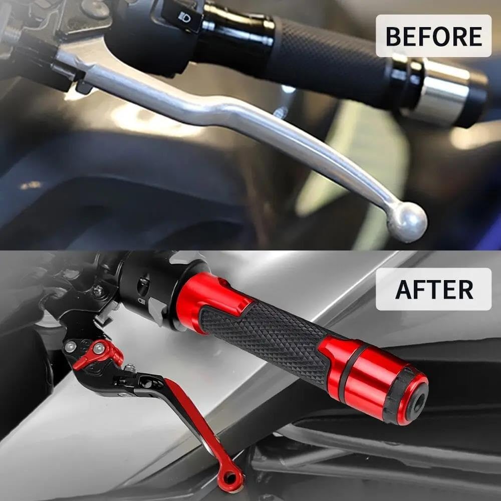 Embrayage moto Pour B&MW K1600GT K 1600 GT 2014 2015 2016 Leviers De Frein Et D'embrayage Pliables Et Extensibles Et Réglables Extrémités De Poignées De Guidon Levier d'embrayage frein(Color:7)