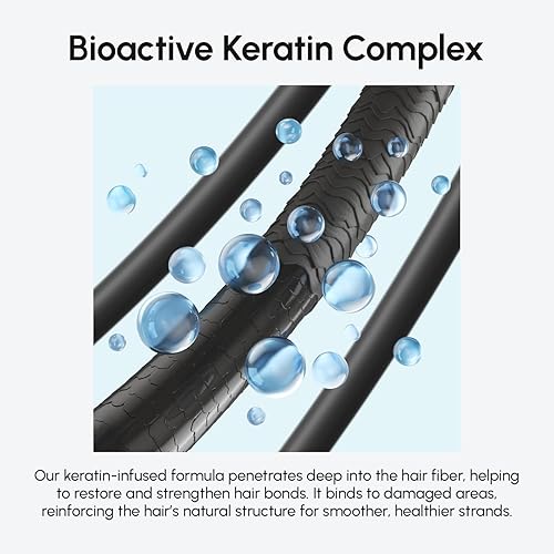 Miniatura 10 de MAREE Acondicionador sin enjuague para cabello seco dañado - Acondicionador sin enjuague para cabello rizado - Cuidado para mujeres y hombres con