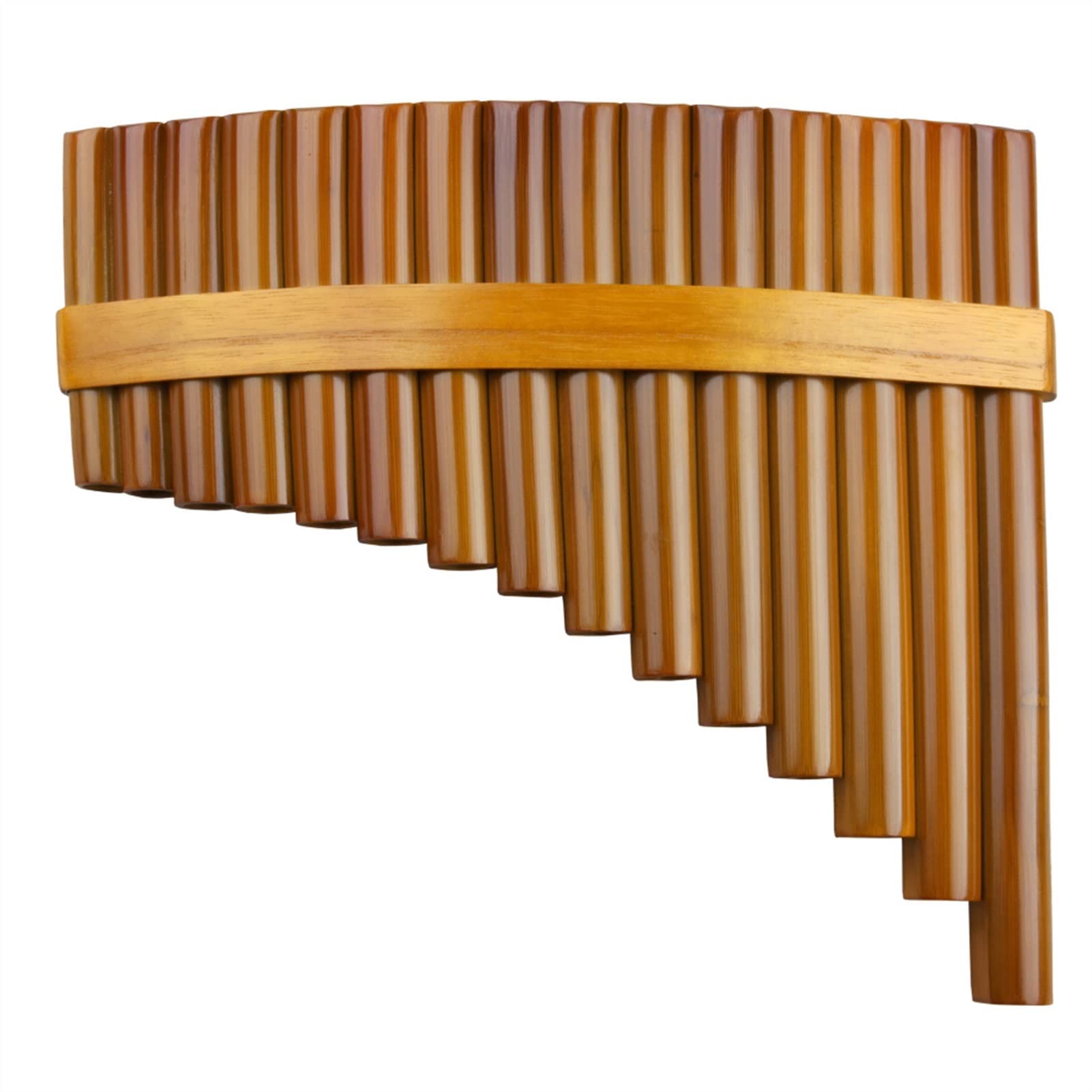 Flûte pan Flûte De Pan 15 Pipes C Key Instrument À Vent Flûte De Pan Faite À La Main Instruments à vent traditionnels