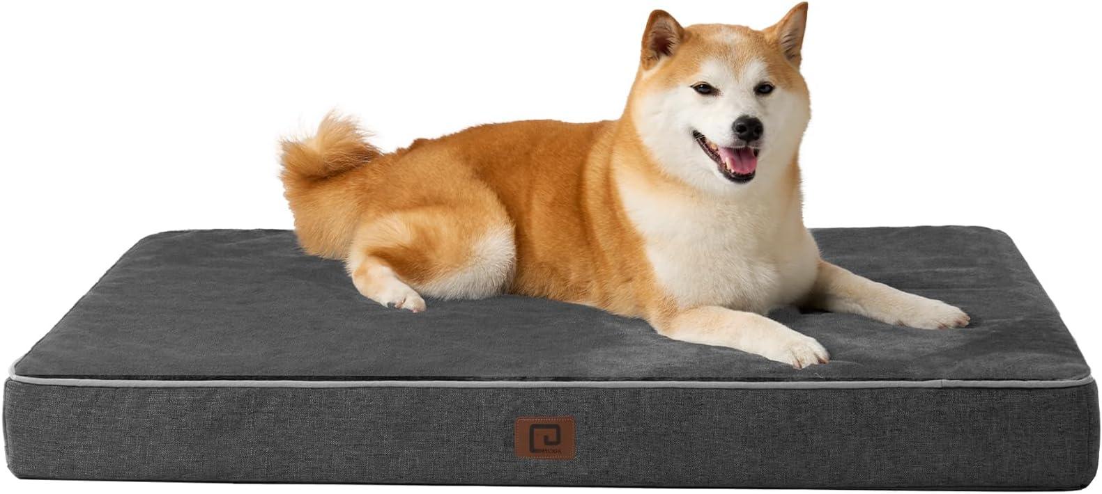 Slumberdown Dog Bed Large Washable Raised Anti Anxiety Calming Cat/Dog Beds, Orthopaedic Dog
