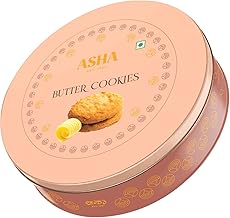 ASHA SWEETS Premium Handmade Butter Cookies 200g-Pack of 1|Healthy & Tasty Biscuit Treat for Kids & Guest|No Preservatives|Deliciously Fresh & Crunchy Best Cookies Gift hamper box for Friends & Family