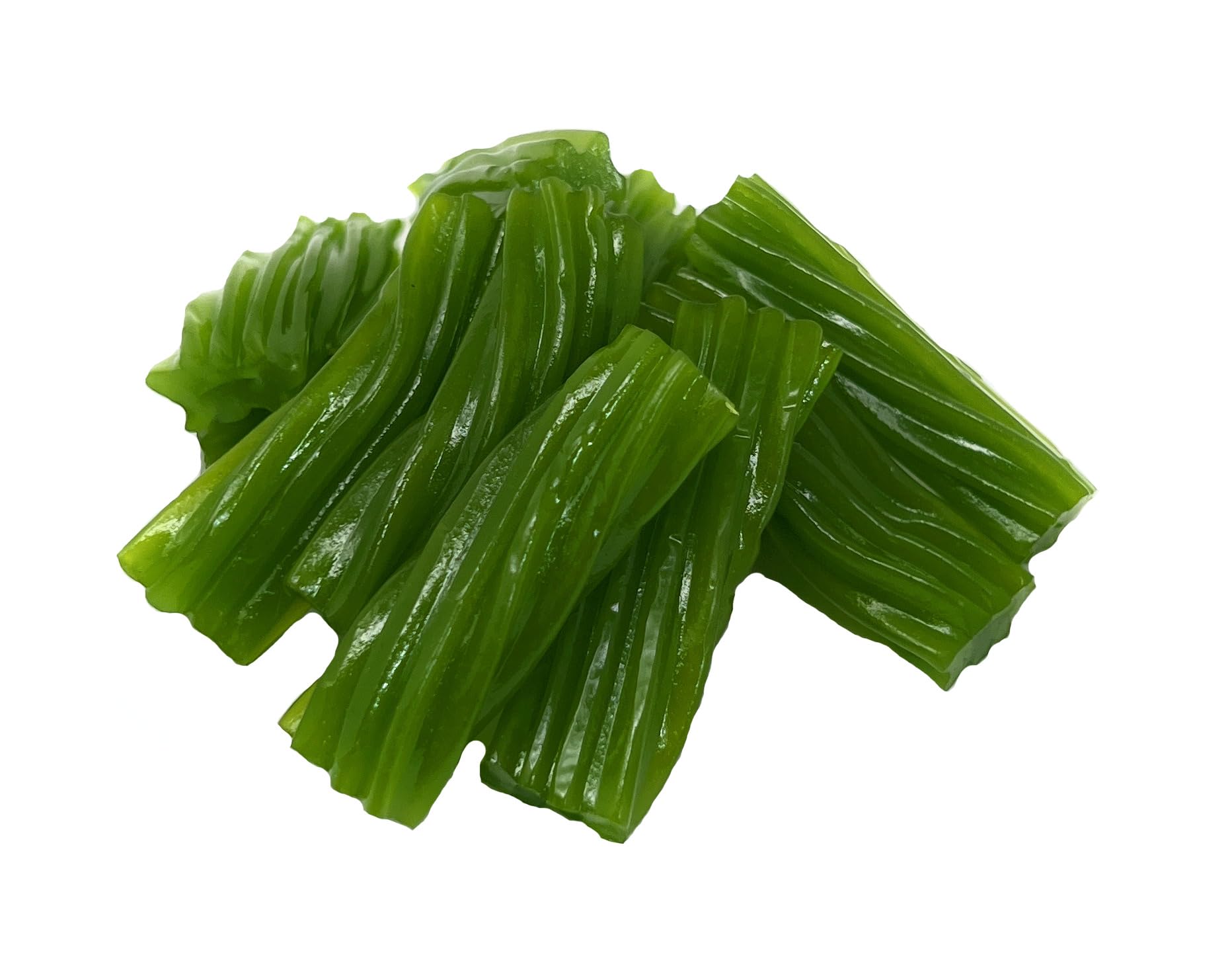 YANKEETRADERS Mini Green Apple Licorice Twists, 2 Pounds