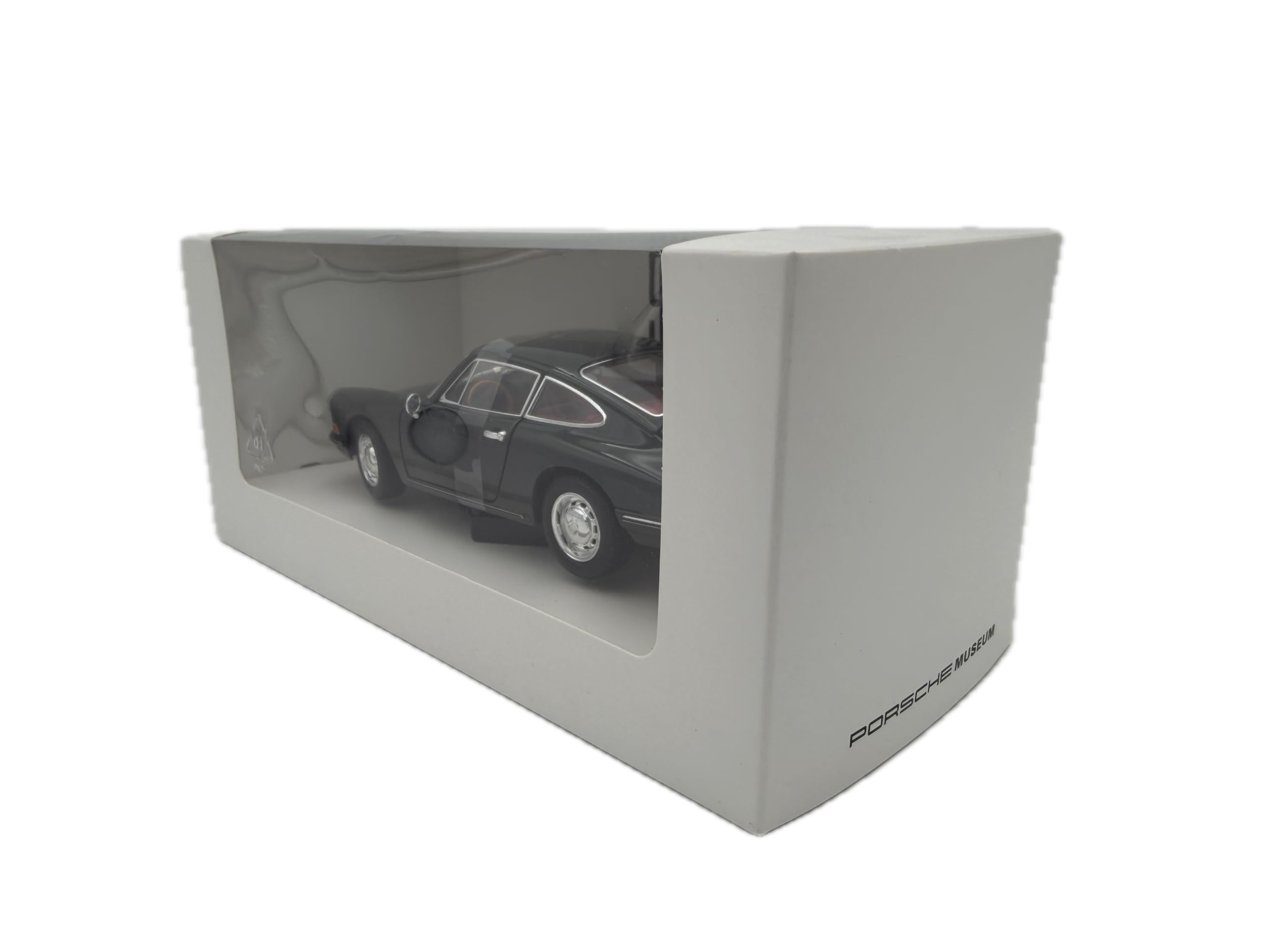 Porsche 911 Urmodell (1964-1973) Modellauto Oldtimer 1:24 - Detailgetreues Sammlermodell I GT-Marketing I Museumskollektion I L: 18 cm I Schiefer Grau