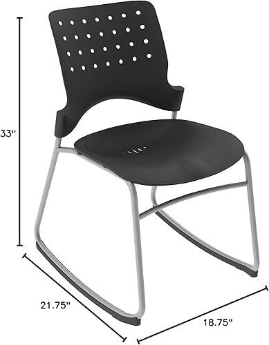 Miniatura 3 de Learniture LNT-TSU1045BK-SO Ballard Rocker - Silla basculante, color negro