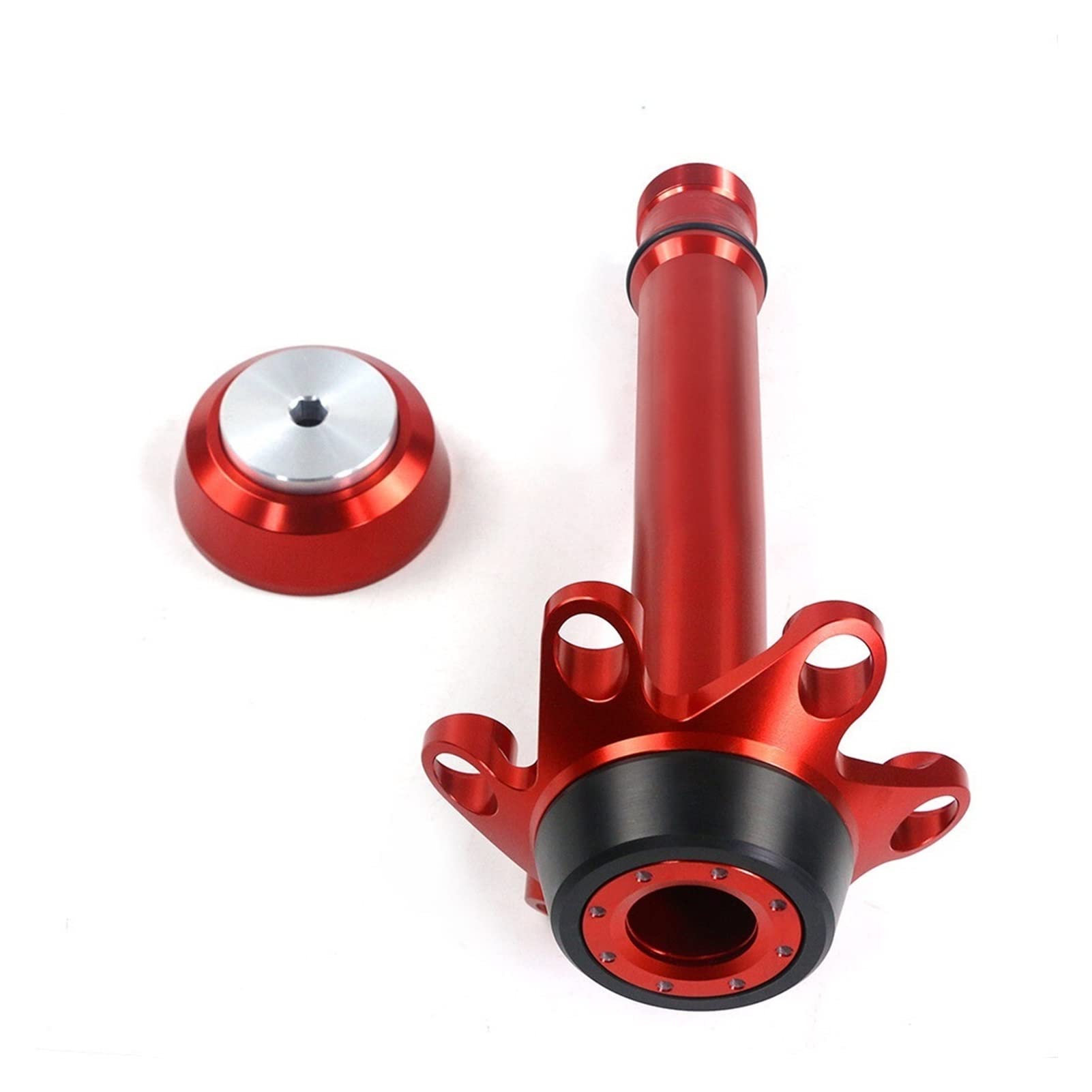 BBMOT Motorradschutz Motorrad Hinterachse Gabel Crash Frame Slider Radschutz Für Ducati XDiavel X-Diavel 1200 2015-2021 Diavel 1200 2010-2021(SCHWARZ)