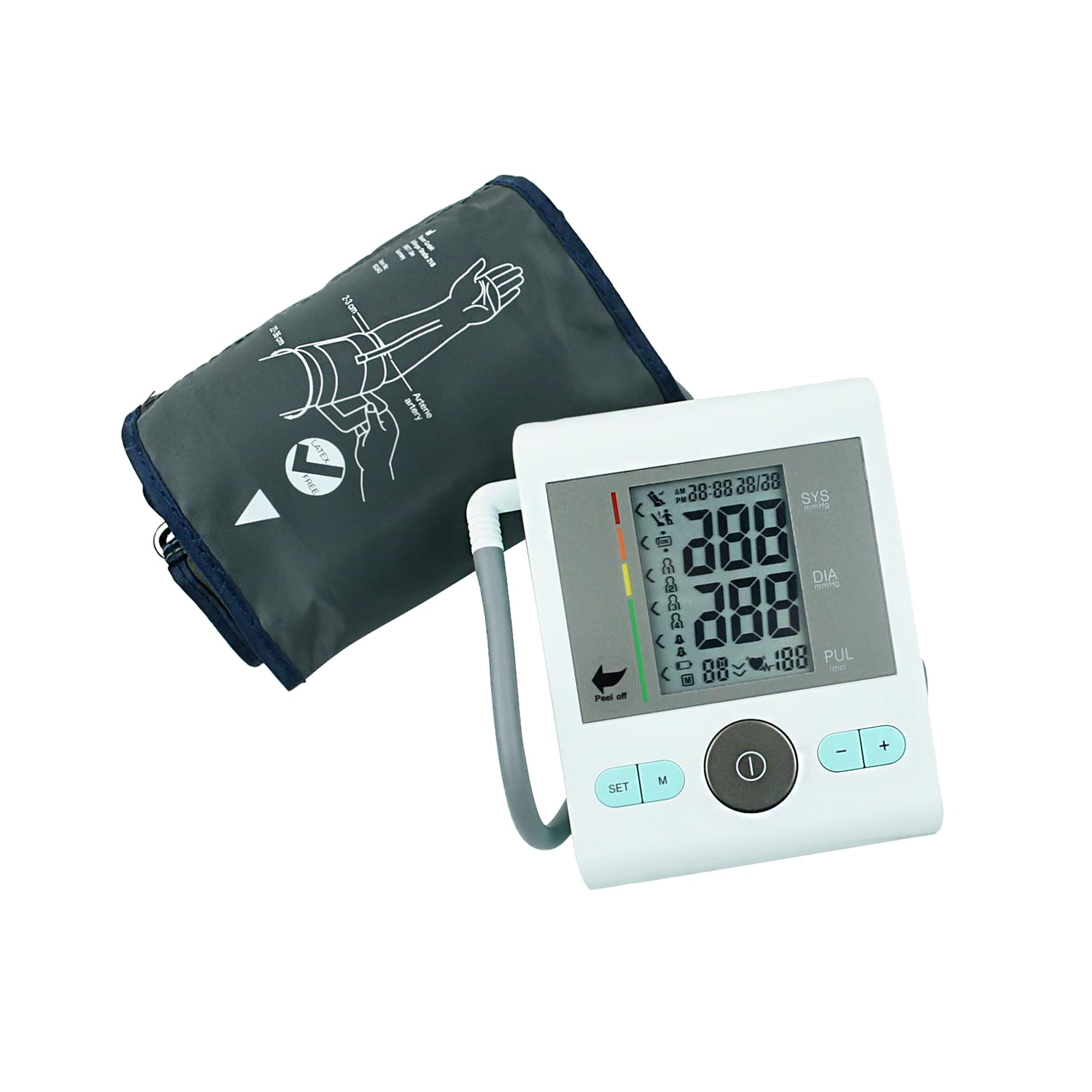 Dishan BM-29 Fully Automatic, Accurate & Easy to Use Upper Arm Pressure Checking Machine with Multi-user Memory Function Bp Monitor (White)-image-40