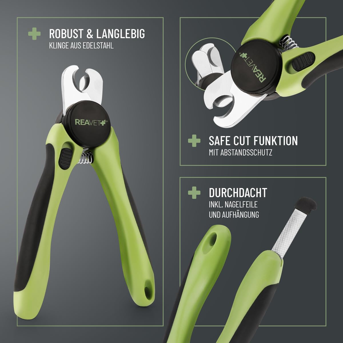 Wanheart Krallenschneider Mit Feile - Sicherer Nagelknipser Für Katzen & Hunde