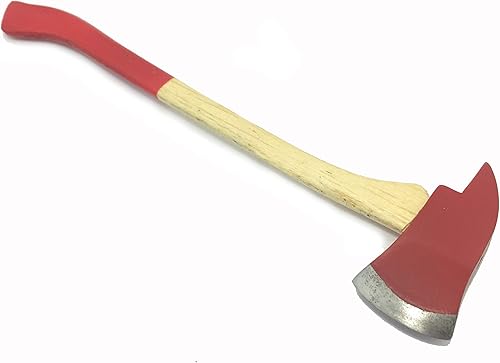 Miniatura 3 de JKK Escala 16 hecha a medida de hacha de bombero roja hecha a mano hacha de bombero juguetes aptos para figura de acción de 12 pulgadas