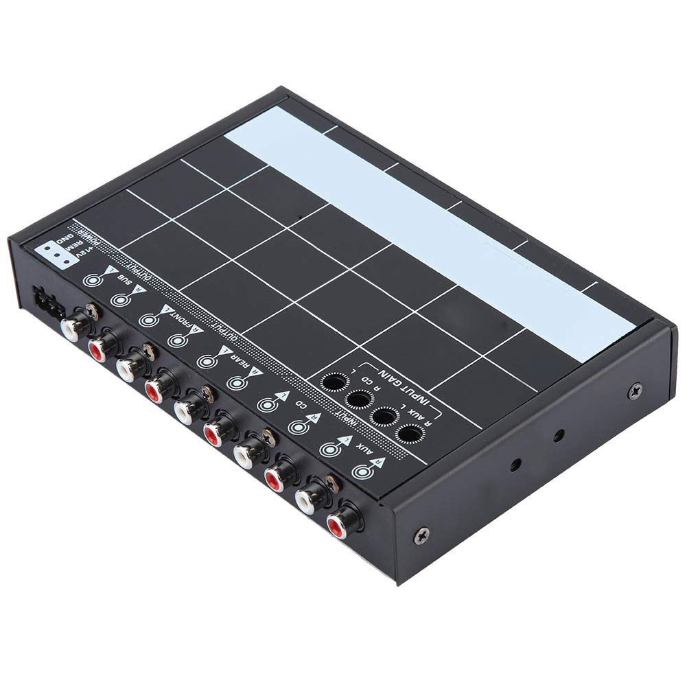 Auto Audio Egalizer de 7 Bande EQ Définir la qualité Sonore de L'automobile en Fer Noir