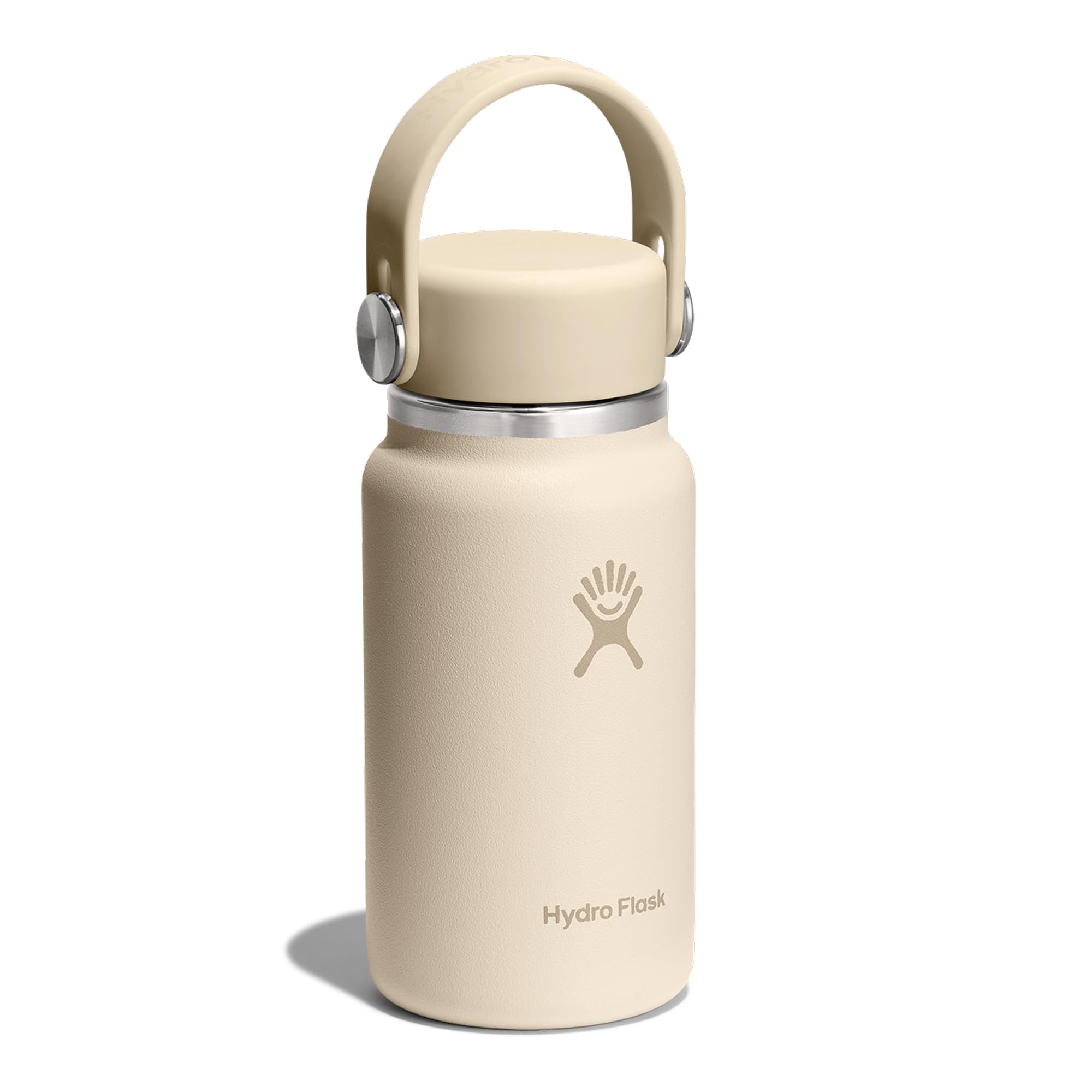 Hydro Flask – Micro Hydro 200 ml (6.7 oz) – Leakproof, Insulated Mini Flask with Clip-On Strap – Cold & Hot Up to 7 Hrs – Compact & Durable – Oat