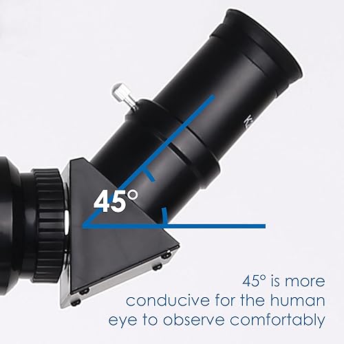 Miniatura 3 de Tuword Telescopio, 2.756 in Apertura 15.748 in AZ Montaje Astronómico Telescopio de refracción para niños principiantes (17.7-35.4 in)- Telescopio