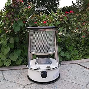 Draagbare kerosinekachel Kerosinelontkachel Verstelbare vlam Outdoor Camping Picknickbranderoven, 9000BTU Efficiënte verwarming, 6 vervangende lonten