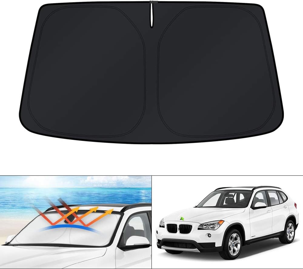 Windshield Sunshade for BMW X1 X2 U11 U10 20232024, Front