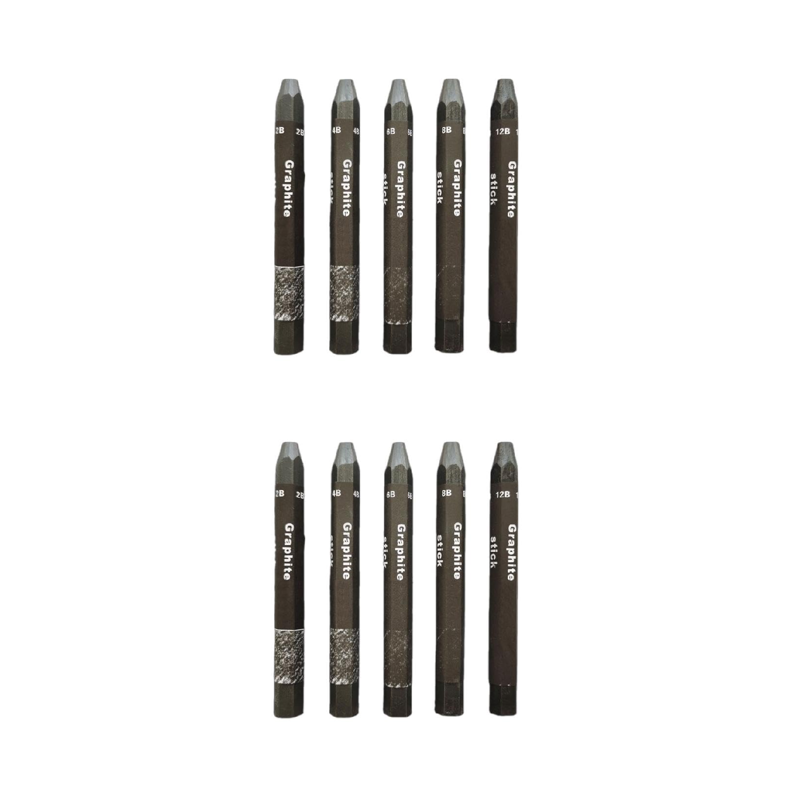 5 Bleistifte, wasserlöslich, schwarz, 5 Grad, zum Skizzieren, Schattieren, Erwachsene, Zeichnen, Kunst, Bastelbedarf, Skizzenstifte, 2B, 4B, 6B, 8B, 12B, Skizzierstifte, radierbar, für Studenten