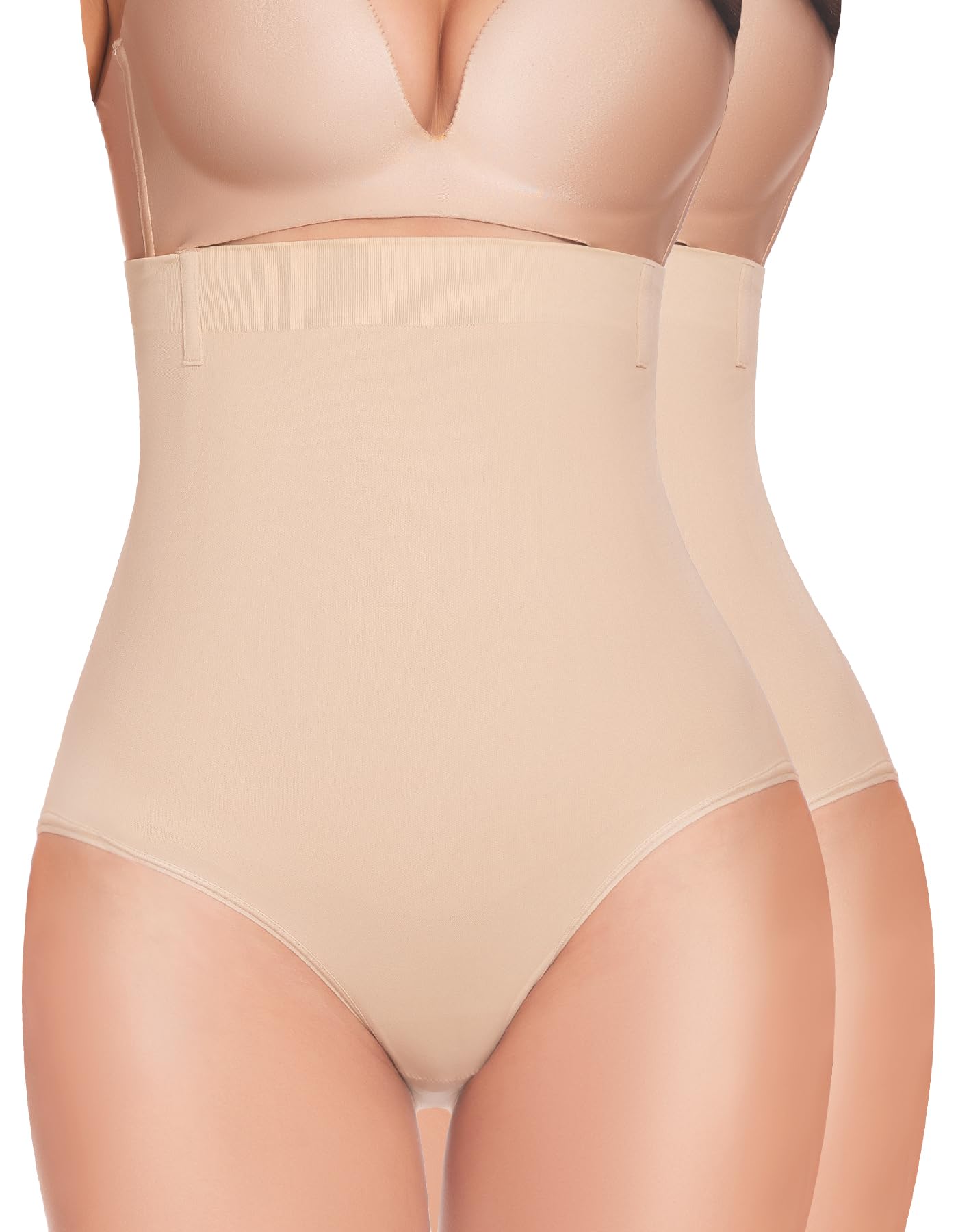 Shapewear Tummy Control Underwear - High Wasited Body Shaper Compression Control Briefs Girdle Panty for Women