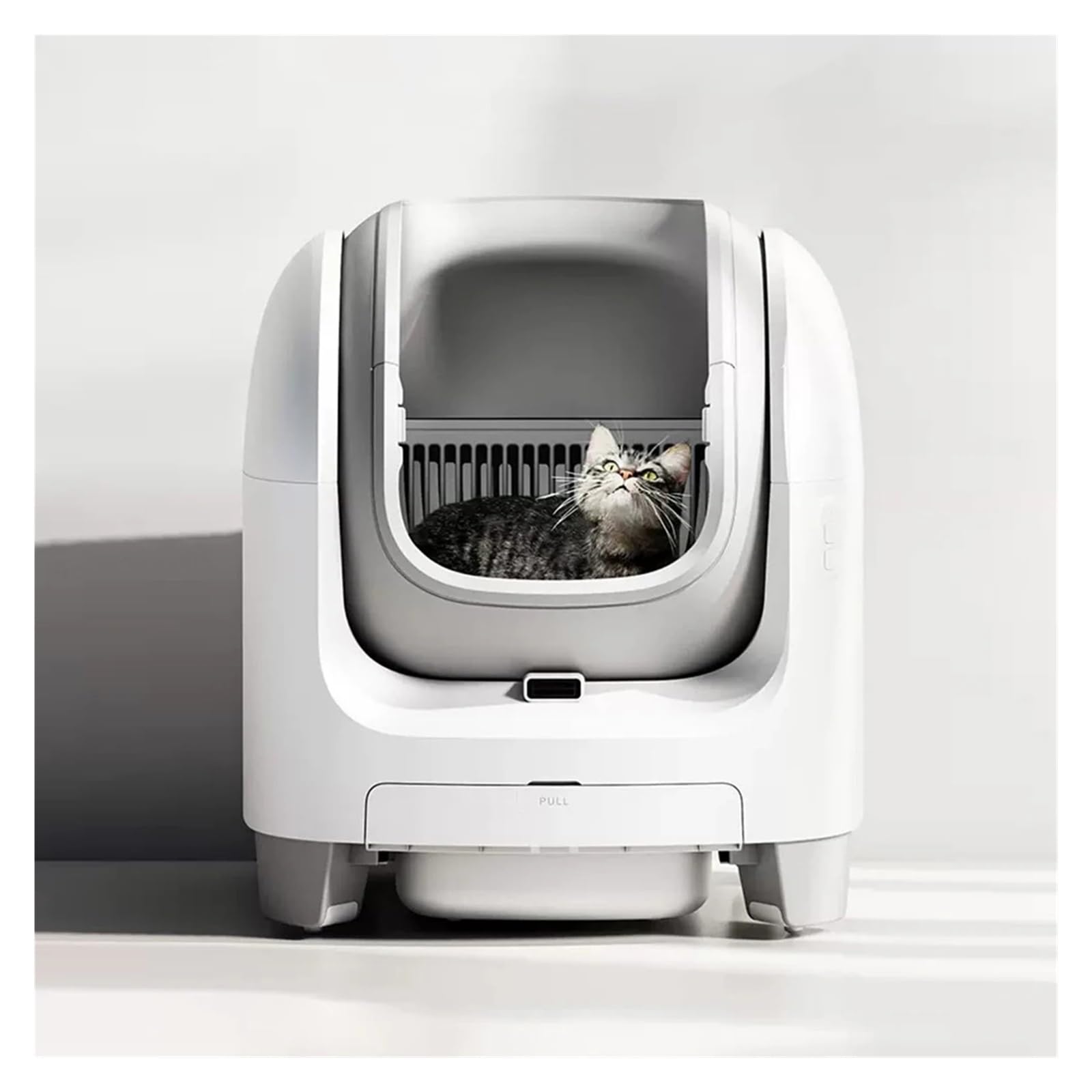 Amazon | C1 インテリジェント全自動猫用トイレボックス 電動うんち