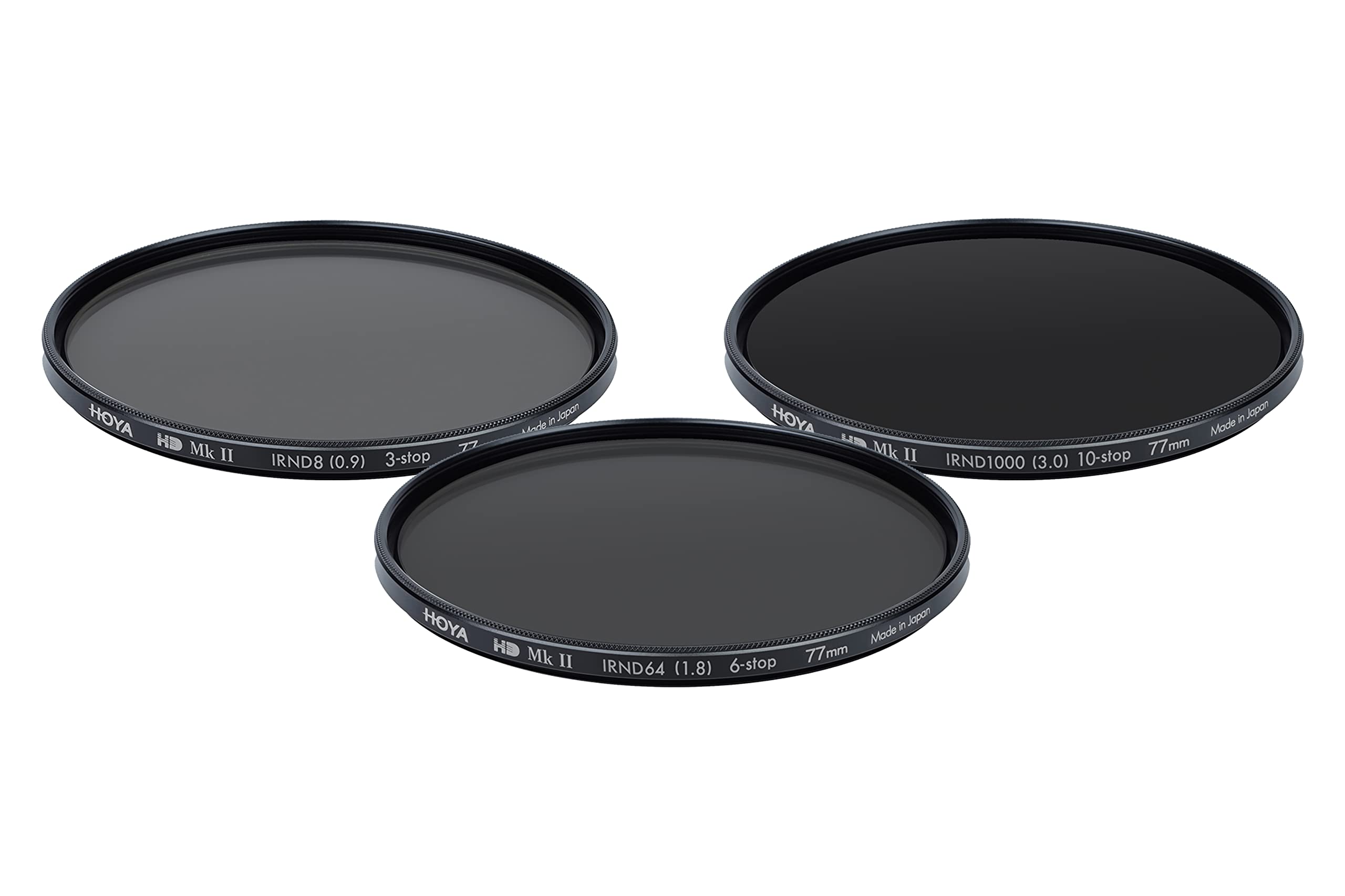 HOYA 3x Neutral density filters kit HD MkII IRND8/64/1000 ø49 mm, Grey, ø49mm - Image 3