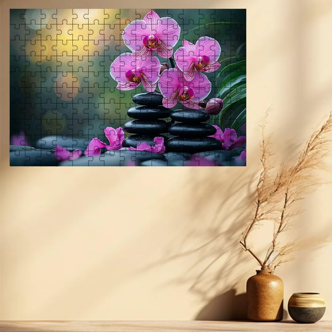Puzzle 3000 elementów dla dorosłych, puzzle 3000 elementów kwiat, kamienne puzzle dla dorosłych z wykwintnym pudełkiem do pakowania, gry edukacyjne, duże drewniane puzzle na prezent dla kobiet