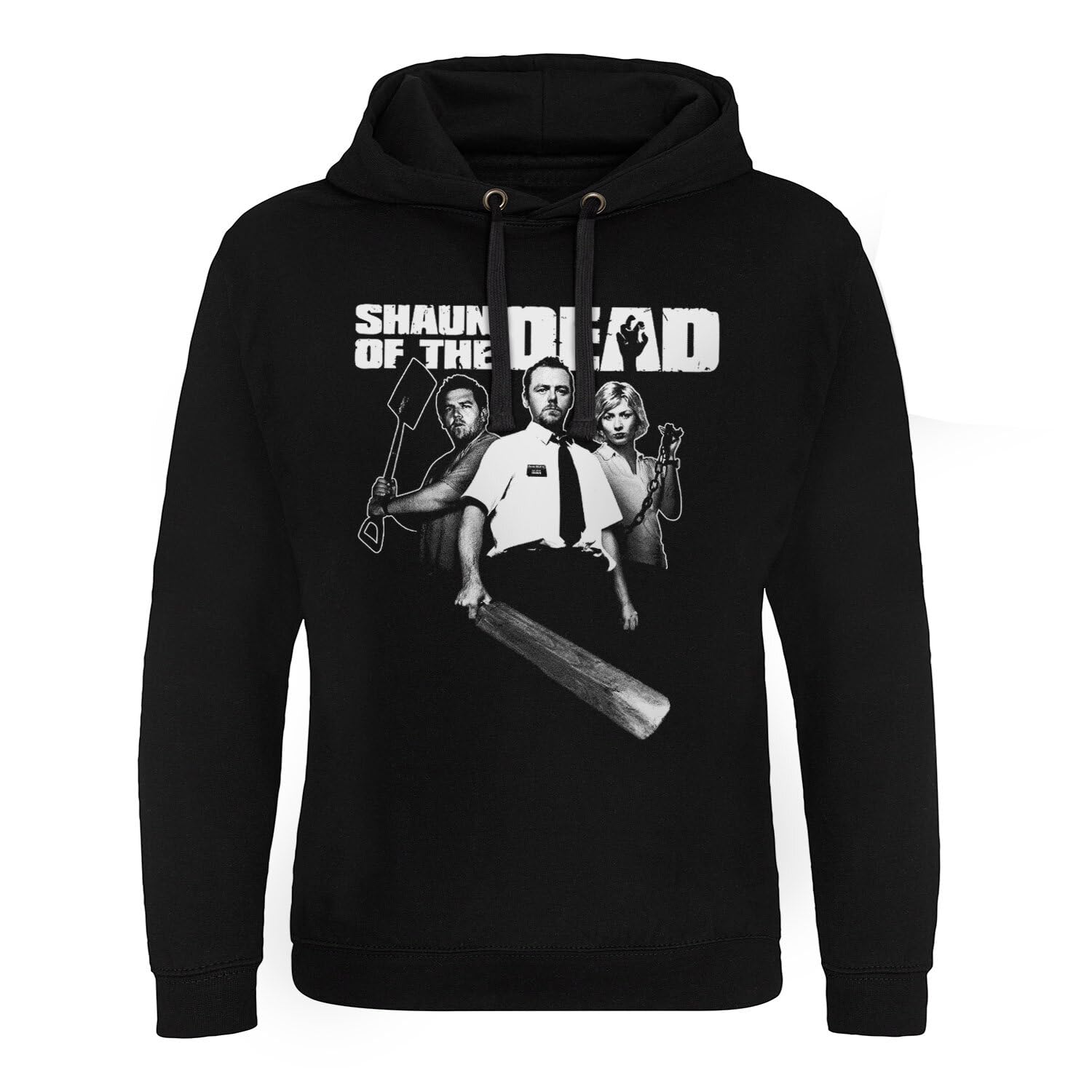 Shaun of the Dead Officially Licensed Epic Hoodie (Black), X-Large