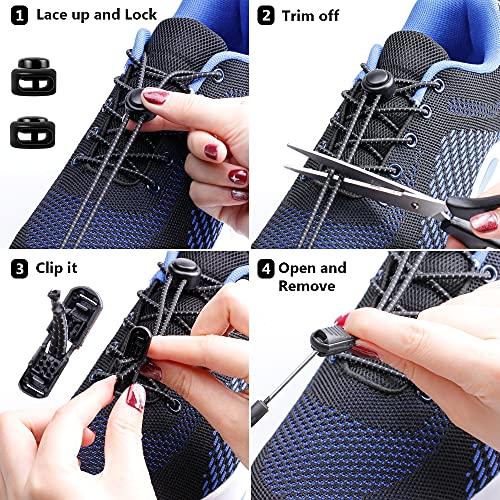 upugo elastic shoe laces no tie shoe laces tieless for kids adults elderly one size fit all