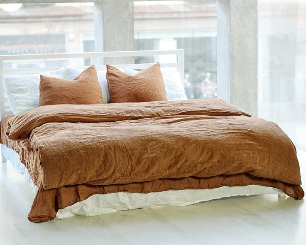 Amazon.com: Stonewashed Cinnamon Comforter Cotton Duvet Cover, Tobacco  Bedding, Cotton Bedding, Pure Cotton Duvet, Duvet Cover King, Duvet Cover  Queen, Custom Cotton Bedding Available (King) : Home & Kitchen