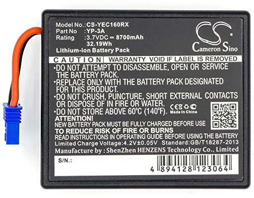 8700mAh Replacement Battery for YUNEEC YP-3A