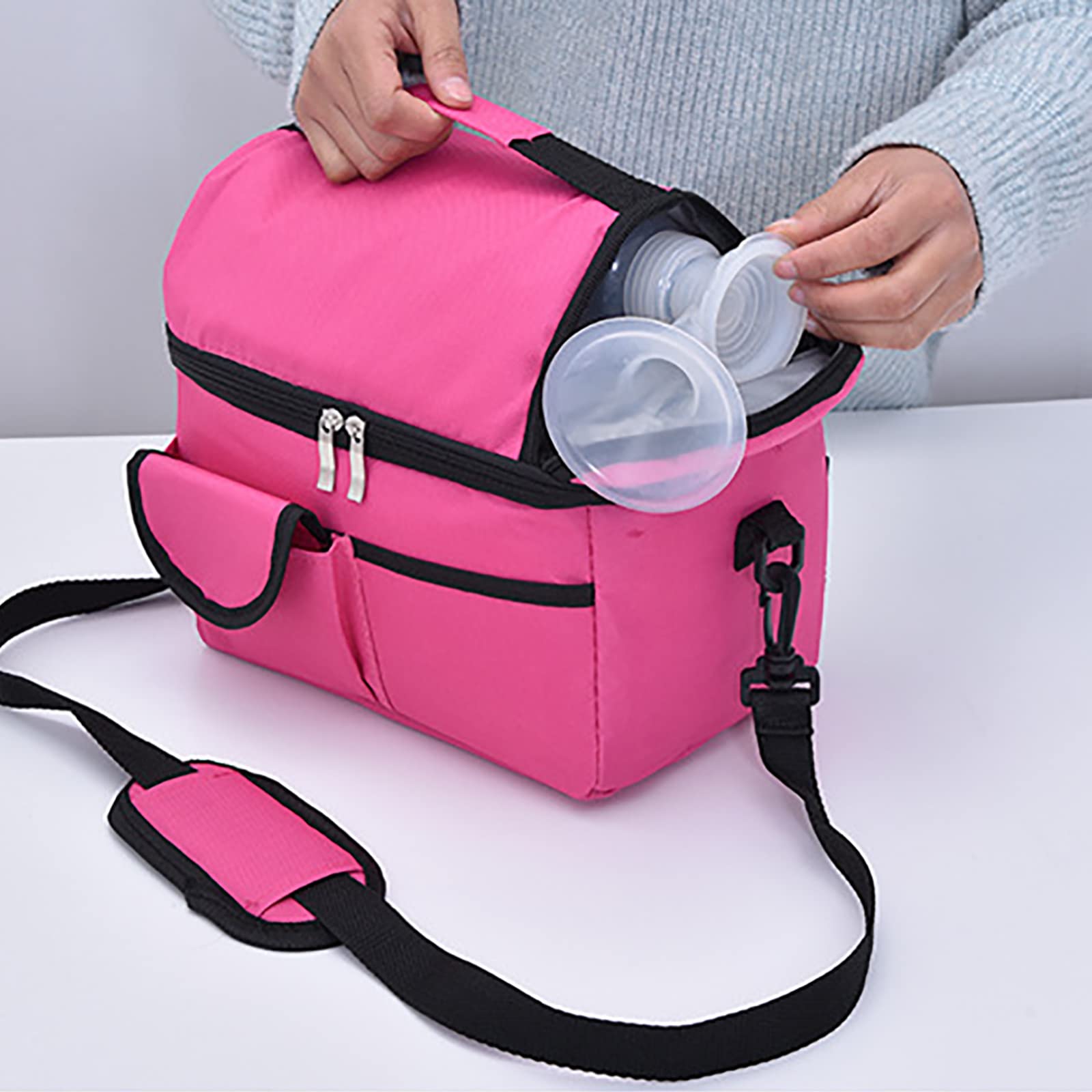 Borsa Termica Pieghevole 10L Per Picnic | Impermeabile, Con Manici - Per Cibo E Bevande