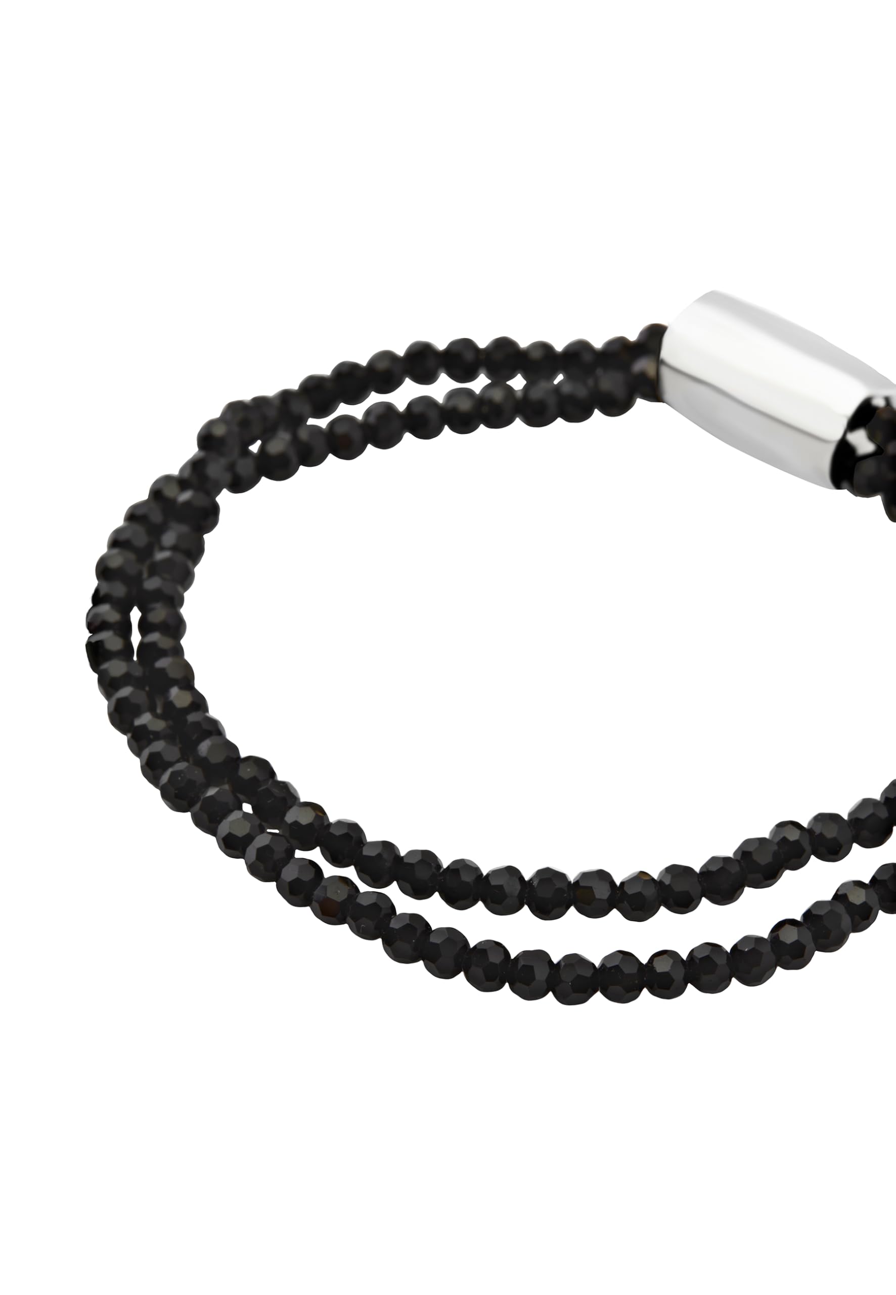 Breil, Collezione Magnetica System, Bracciale Donna a Due Catene con Pietre Naturali, Chiusura con Magnete, Compatibile con Tutti gli Elementi Magnetica System, Idea Regalo Donna