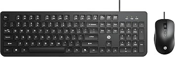 HP KM190 Wired Mouse and Keyboard Combo (AB3D3AA)