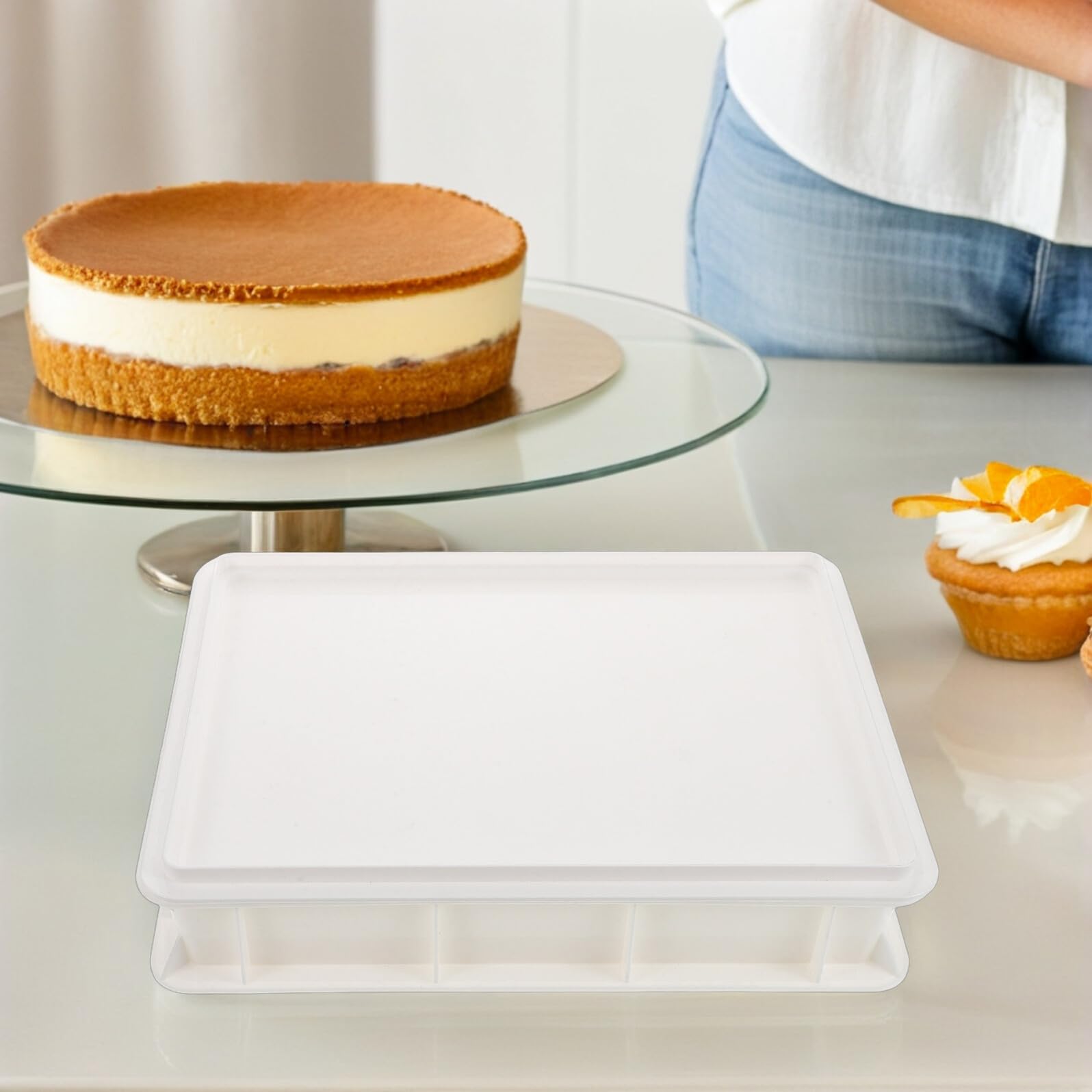 Artibetter Contenitore per Lievitazione Impilabile con Coperchio Box per Pizza e Pasta Mantiene Umidità per Panificazione Casalinga e Uso Professionale