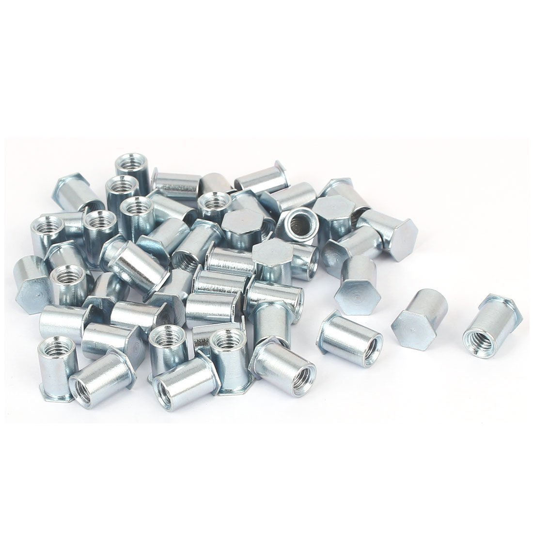 3NH® M5x10mm Hex Head Zinc Plated Carbon Steel Blind Self Clinching Standoff 50pcs-image-22
