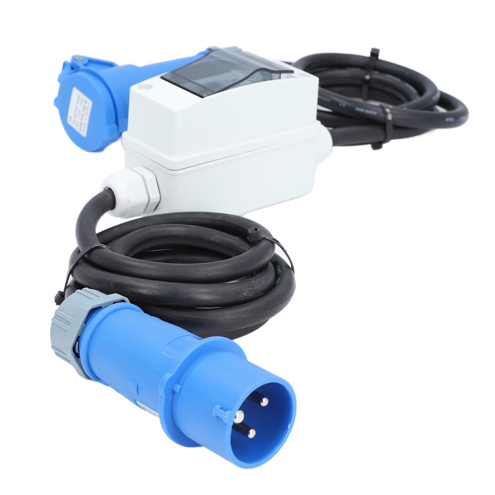 Presa CEE 220‑250V 16A 3 Poli con contatore Digitale LCD 220V per Auto elettrica