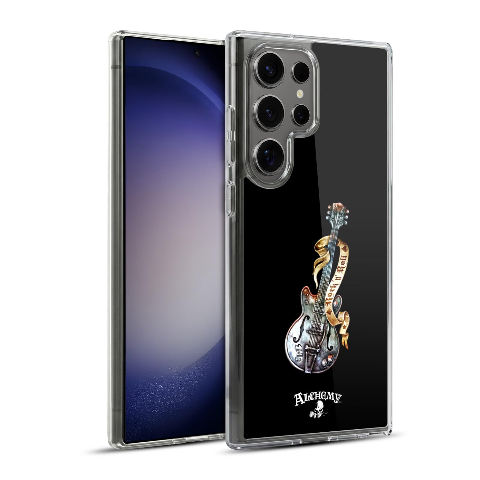 Funda de gel suave Samsung Galaxy S23 Ultra Alchemy Gothic Guitarra Rock'it 56 7