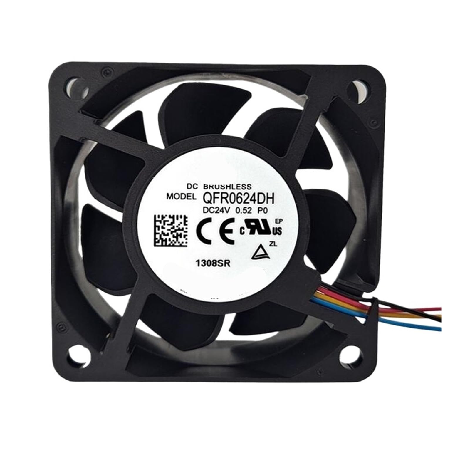 GJEXXPTST QFR0624DH-P0 24V 0.52A 6025 10600rpm Cooling Fan Four Wires
