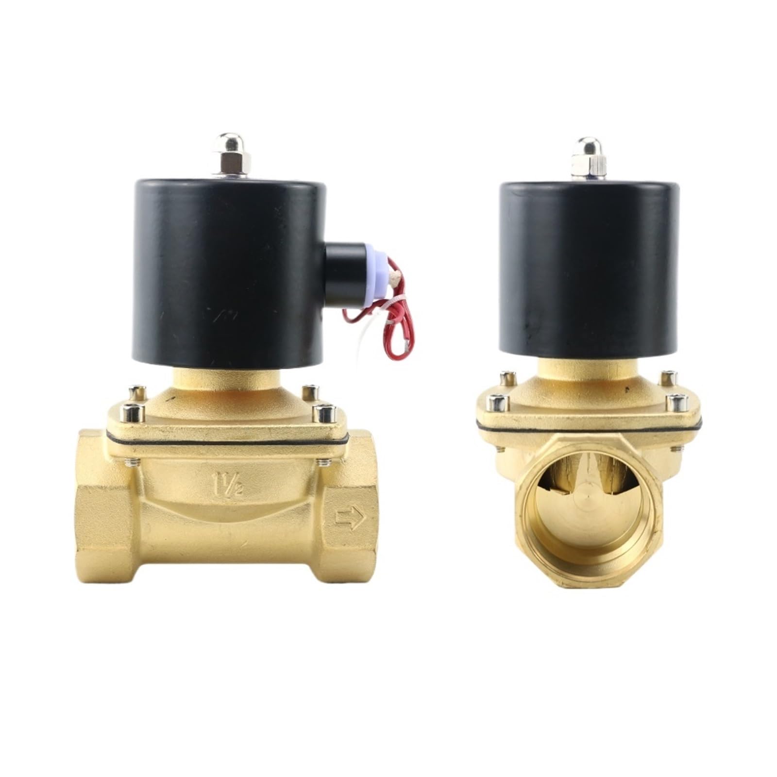 Uyqukggpsn 1/2 220V " 3/4" " Electric Solenoid Valve Dn5 Dn20 Dn25 Normally Closed(",Ac220v)