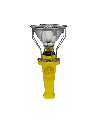 Woodhead 119S Super-Safeway Handlamp, Industrial Duty, Incandescent PAR38 Bulb, Switch