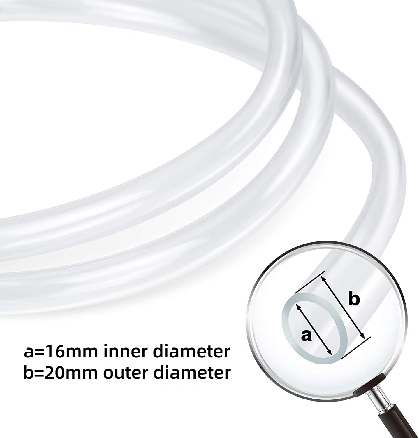 Tubo Flessibile PVC Trasparente 4x6 Mm - 2 Metri - Per Acquari, Irrigazione, Usi Industriali - Foto 4