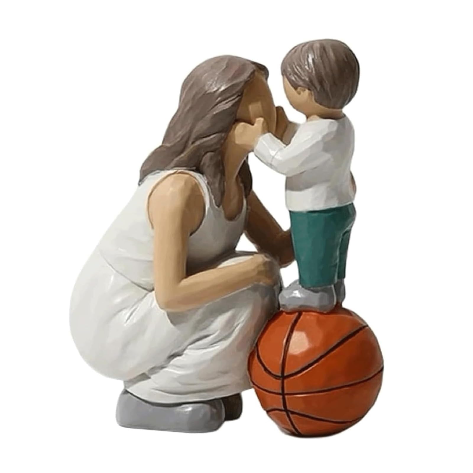 KUKUUU Resin Modern Statue Sculptures Family Figurines(Type4)