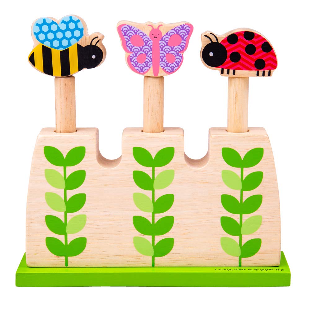 Bigjigs Toys Wooden Garden Pop Up Game