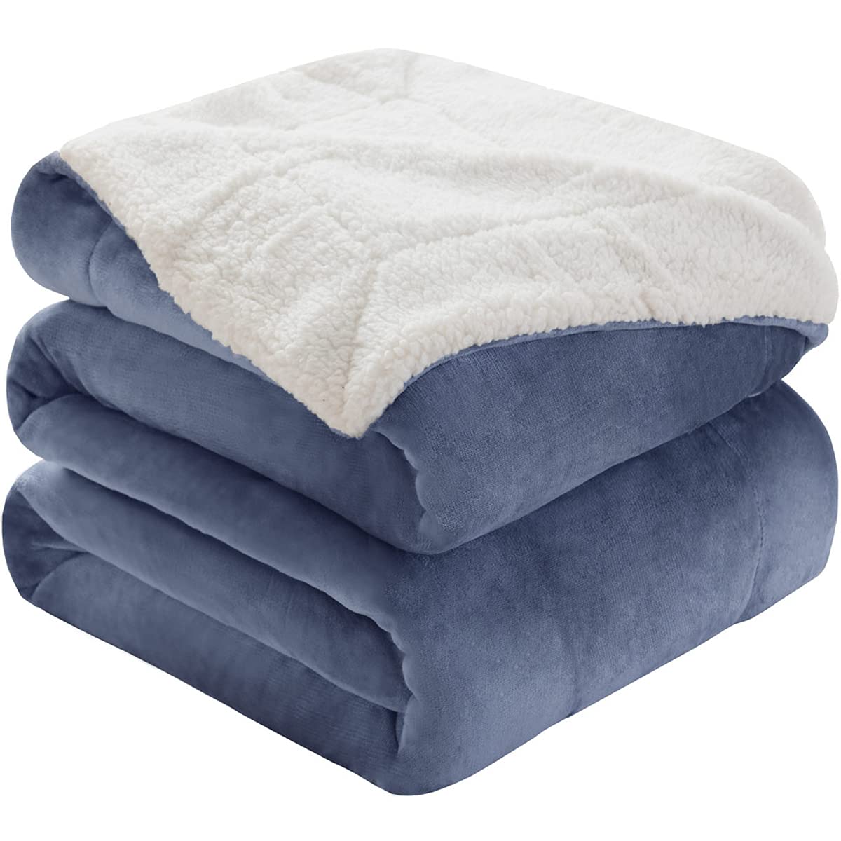 KAWAHOME Sherpa Fleece Blanket Super Soft Extra Warm and Heavy Thick Winter 480GSM Blanket for Couch Sofa Bed Queen Size 9...