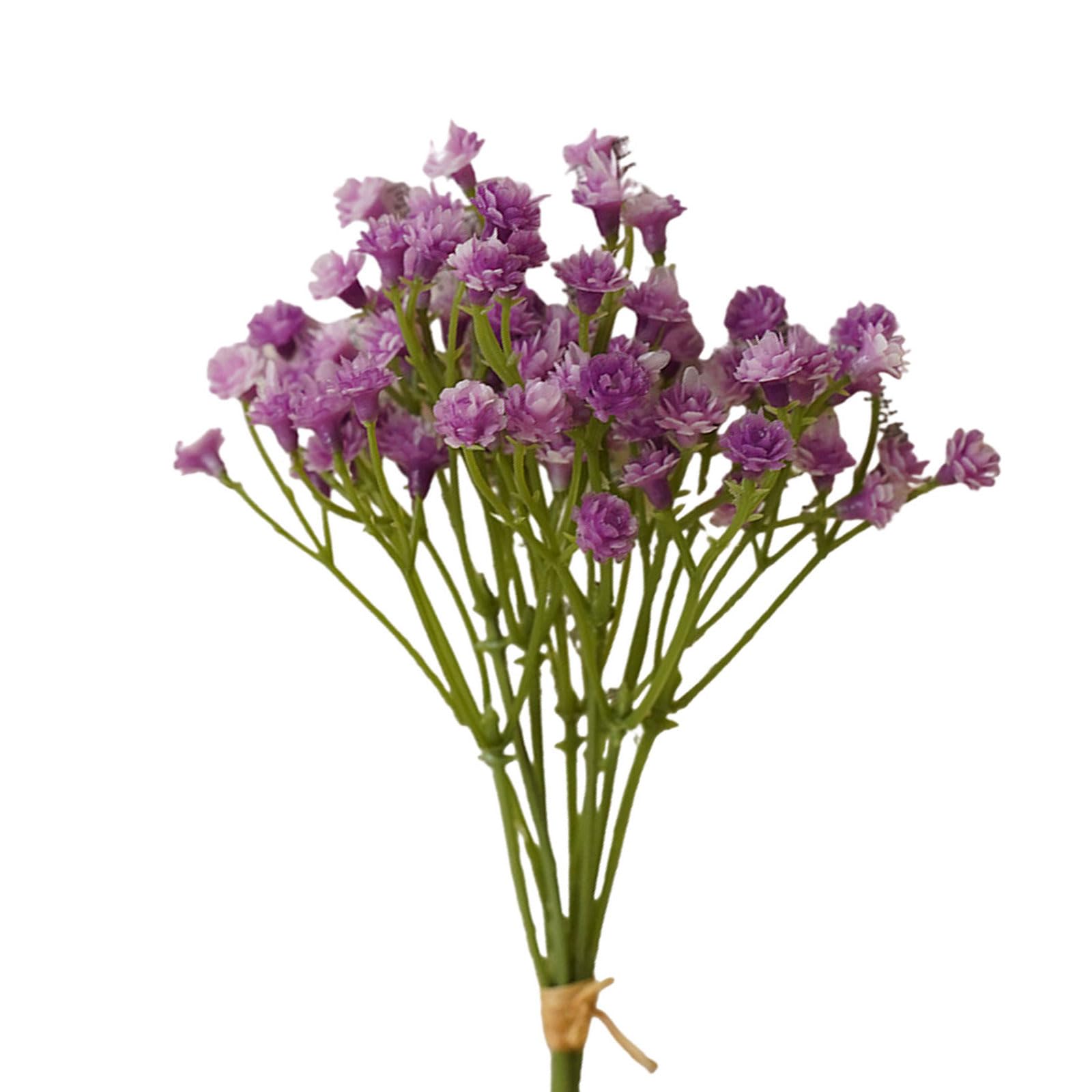 OSNIYAW 6Pcs Realistic Fake Flower Gypsophila Bouquets Artificial Babybreath Flowers Wedding Table Centerpieces Decoration Artificial Gypsophila
