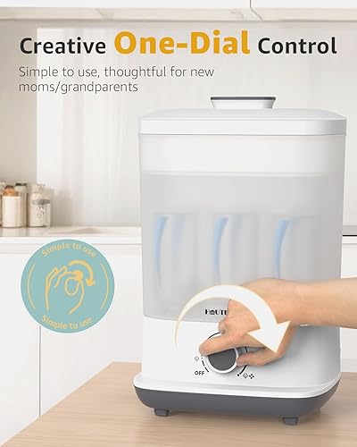 Miniatura 10 de Esterilizador para biberones esterilizador eléctrico y secadora de biberones desinfectante 6 en 1 para artículos de bebé todos los biberones y